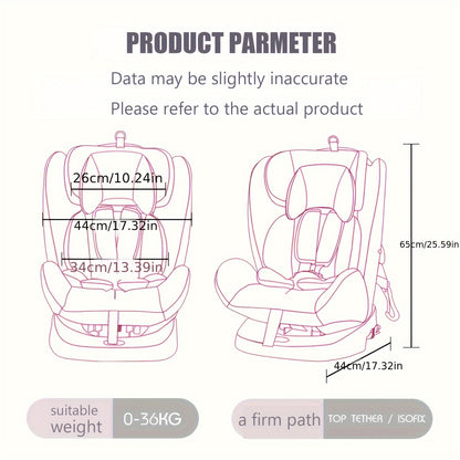 360-degree Swivel Car Seat | Top Tether | Portable & Durable - SafetyFirst