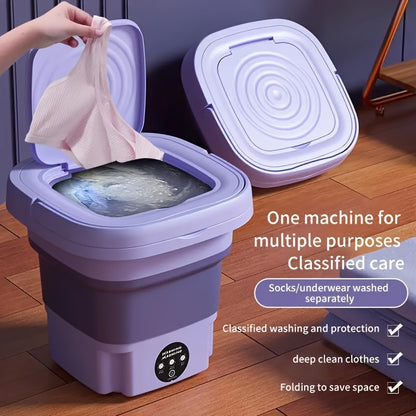 Portable Washing Machine 8L - Compact & Powerful - 3 Deep Clean Modes