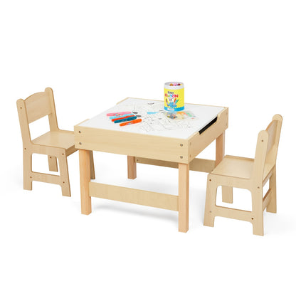 3-in-1 Kids Table & Chair Set – Sensory Play & Storage for Ages 3-7