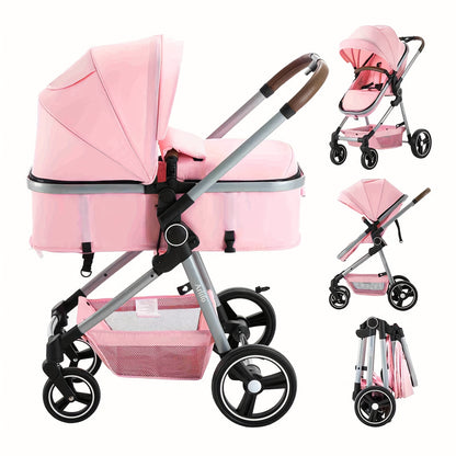 2 in 1 Convertible Baby Stroller Carriage Infant Toddler - 2025