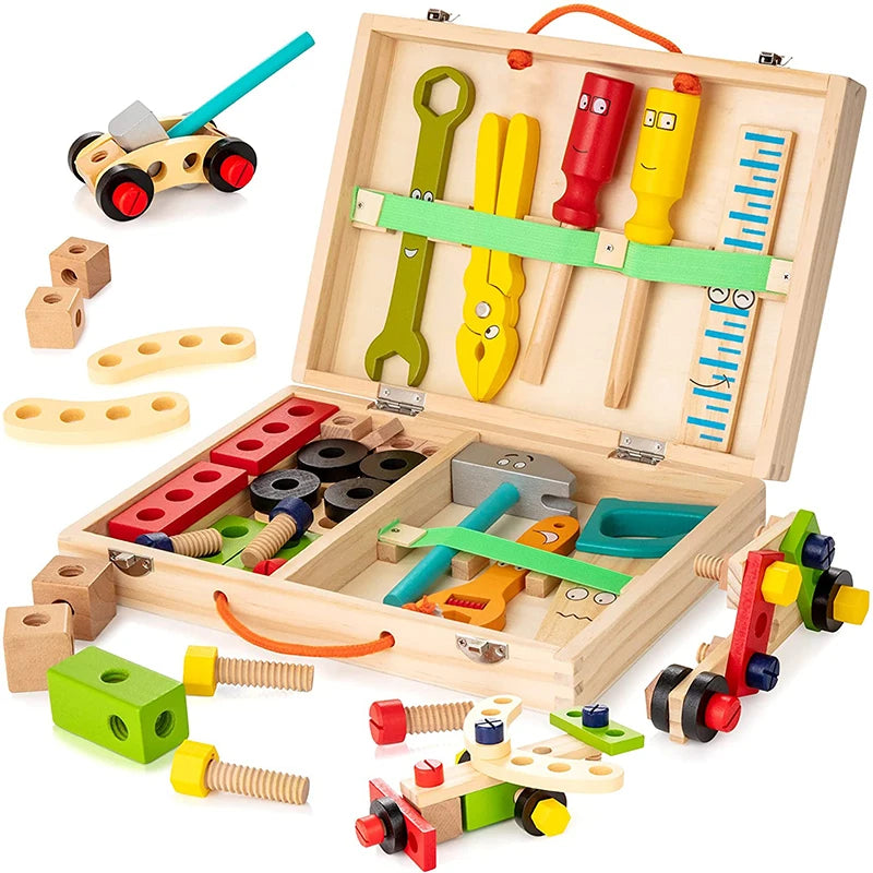 Educational Montessori Kids Toys Toolbox - Inspire Creativity & Learning