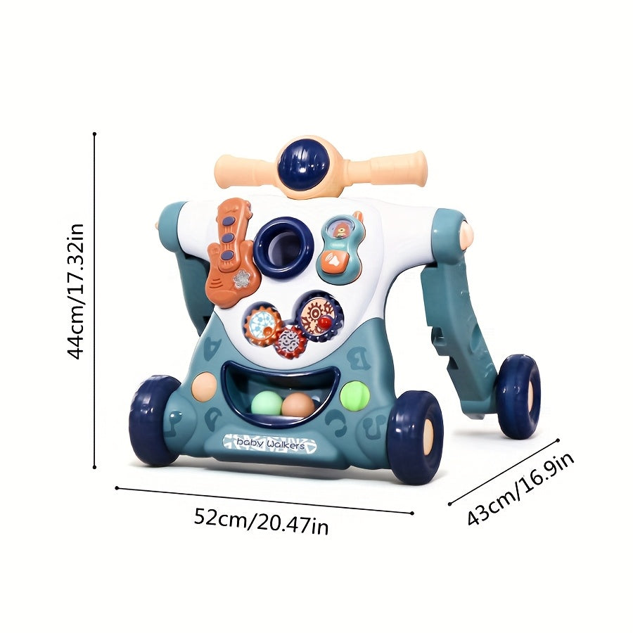 3 In 1 Music Toy Learning Walker | Educational Baby Push Walkers | Early Education Gift For Toddlers